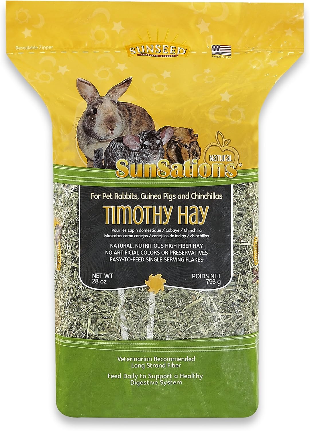 Sun Seed Company Sunnatural Select Spring Harvest Small Animal Timothy Hay - Image 3