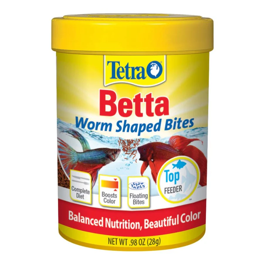 Tetra BettaMin Worm Shaped Bites, Complete Diet For Bettas - Image 9