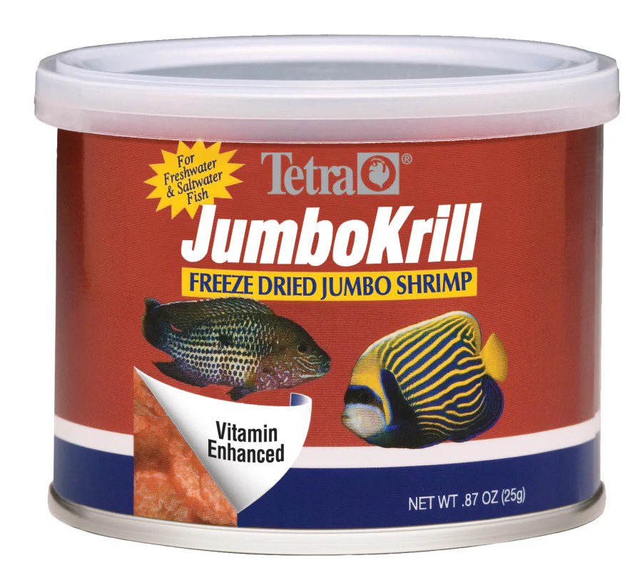 Tetra JumboKrill Freeze-Dried Jumbo Shrimp, Natural Shrimp Treat For aquarium Fish, red (16198) : Pet Food : Pet Supplies - Image 5