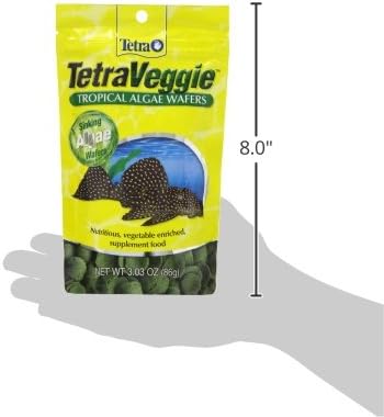 Tetra PlecoWafers, Nutritionally Balanced Fish Food For Algae Eaters - Image 2