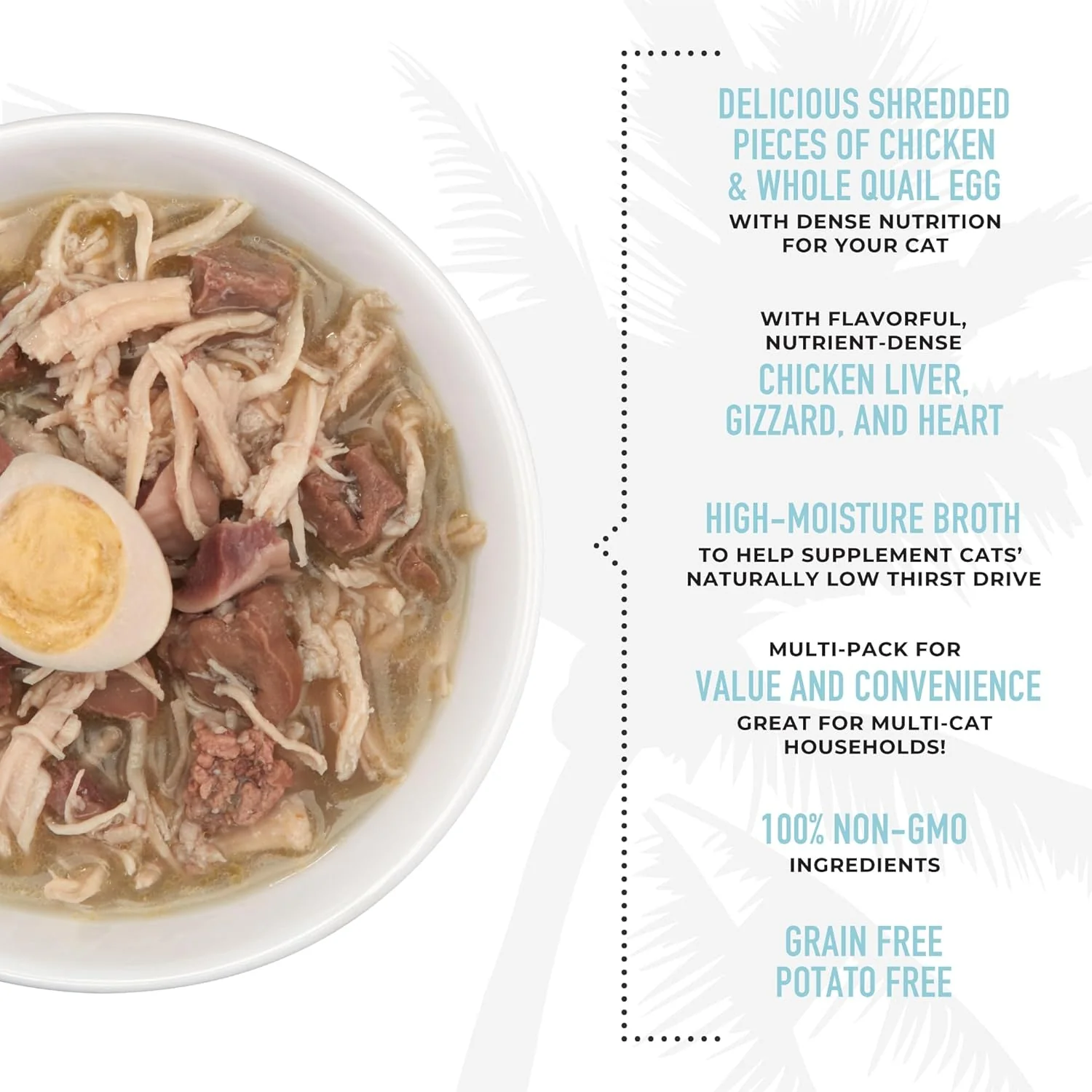 Tiki Cat After Dark, Chicken & Quail Egg, High-Protein and 100% Non-GMO Ingredients, Wet Cat Food for Adult Cats - Image 6
