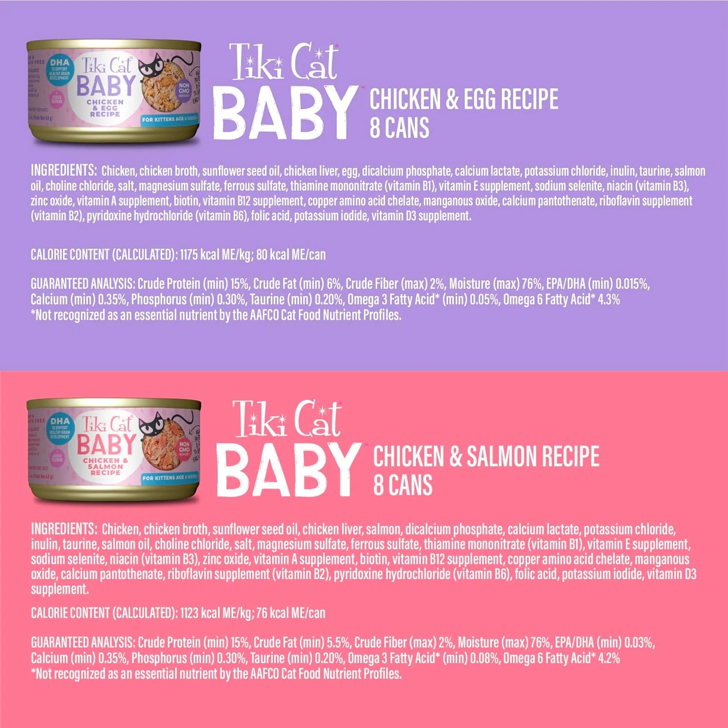 Tiki Cat Baby Favorites Whole Foods Wet Cat Food for Kittens Mega Pack - Image 3