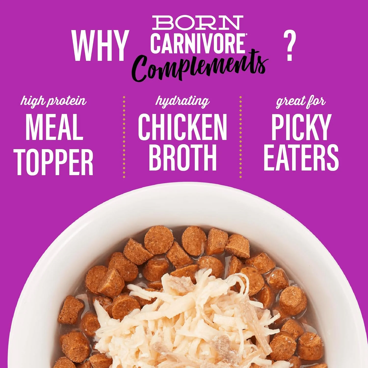 Tiki Cat Born Carnivore Complements Wet Cat Food Topper, Chicken & Duck - Image 5