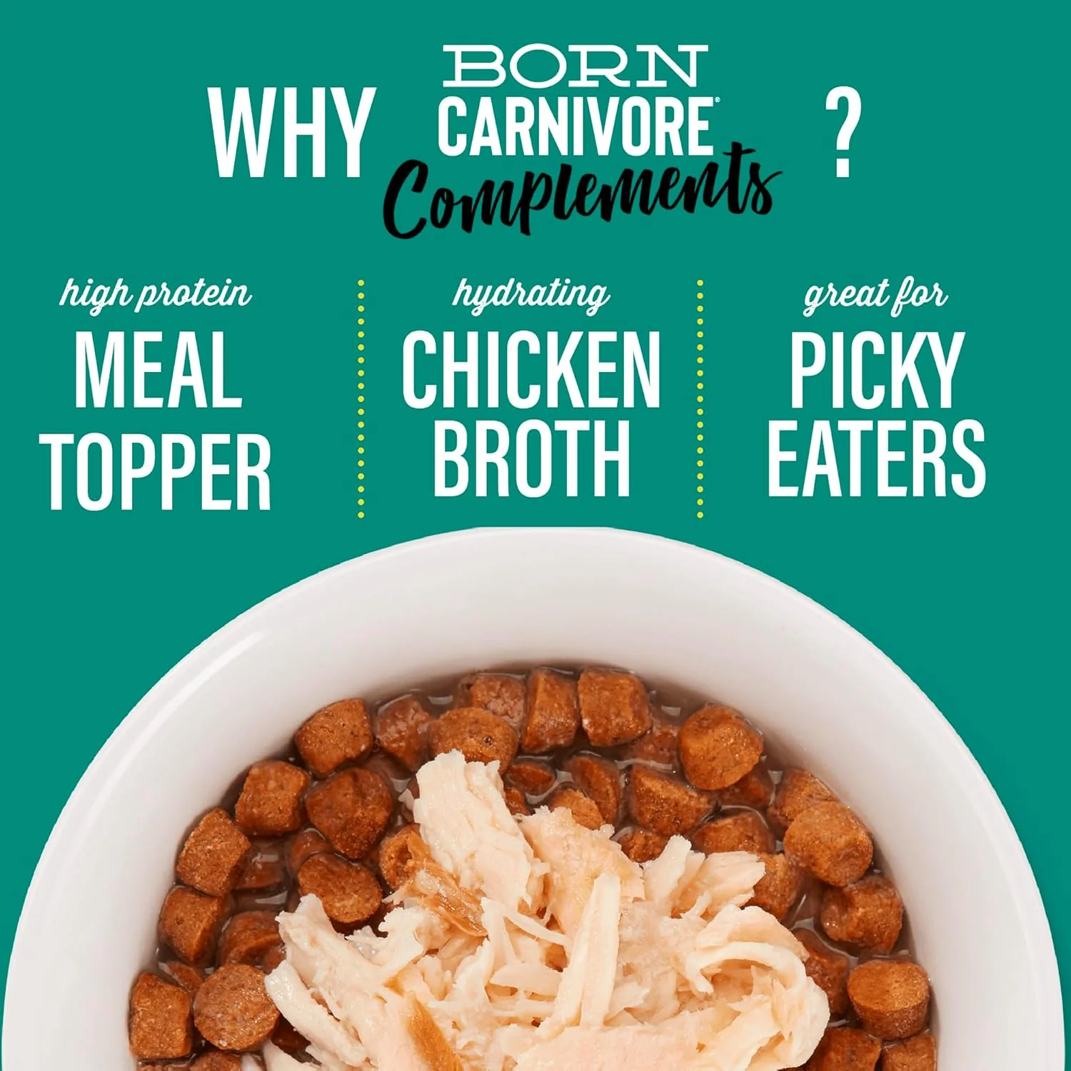 Tiki Cat Born Carnivore Complements Wet Cat Food Topper, Chicken & Salmon - Image 5