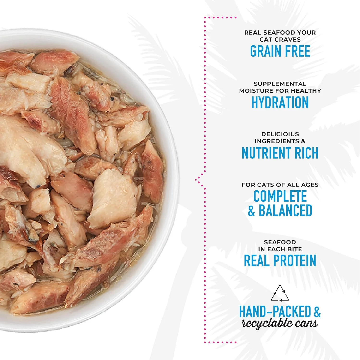 Tiki Cat Luau Shredded Meat, Seabass Recipe in Seabass Consumme, Grain-Free Balanced Nutrition Wet Canned Cat Food, For All Life Stages - Image 5