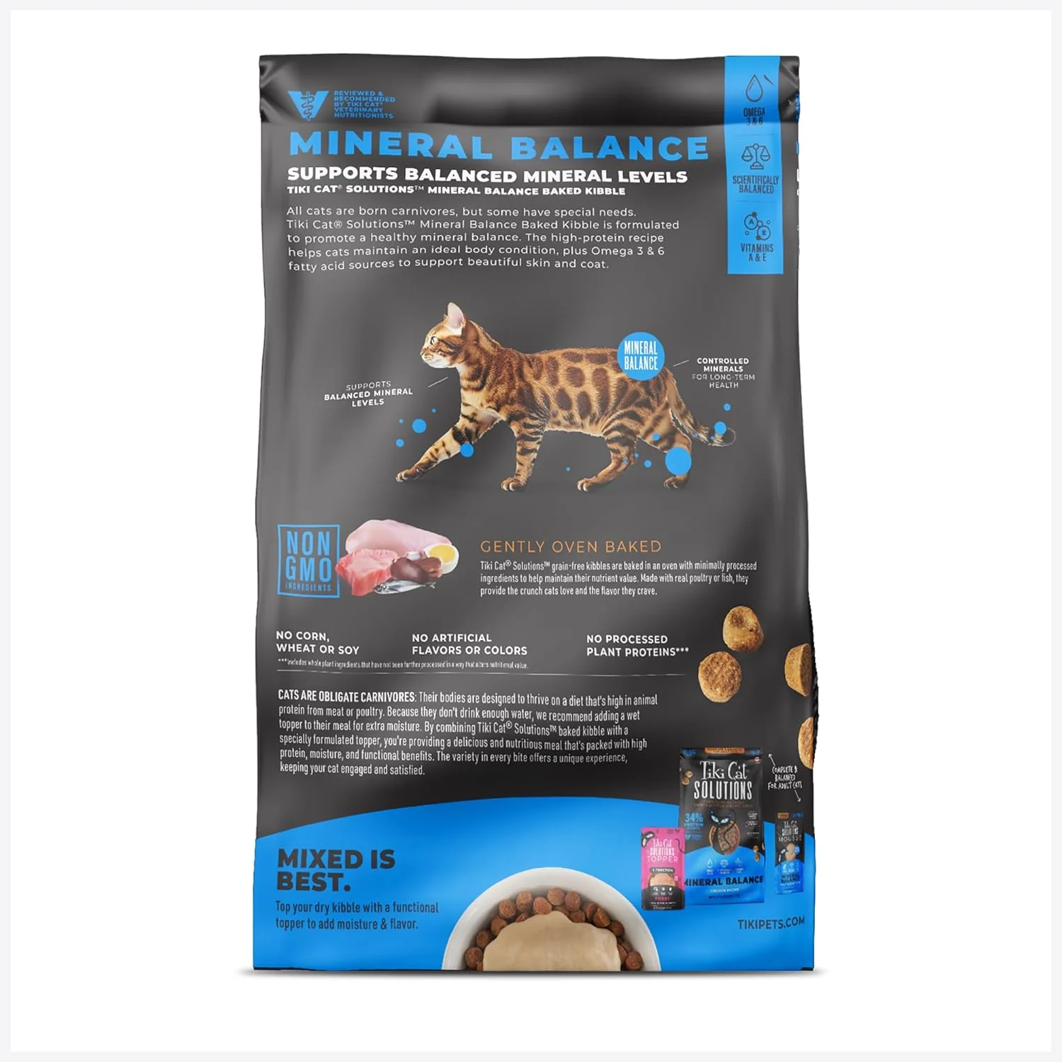 Tiki Cat Solutions Dry Cat Food, Mineral Balance, Chicken - Image 3