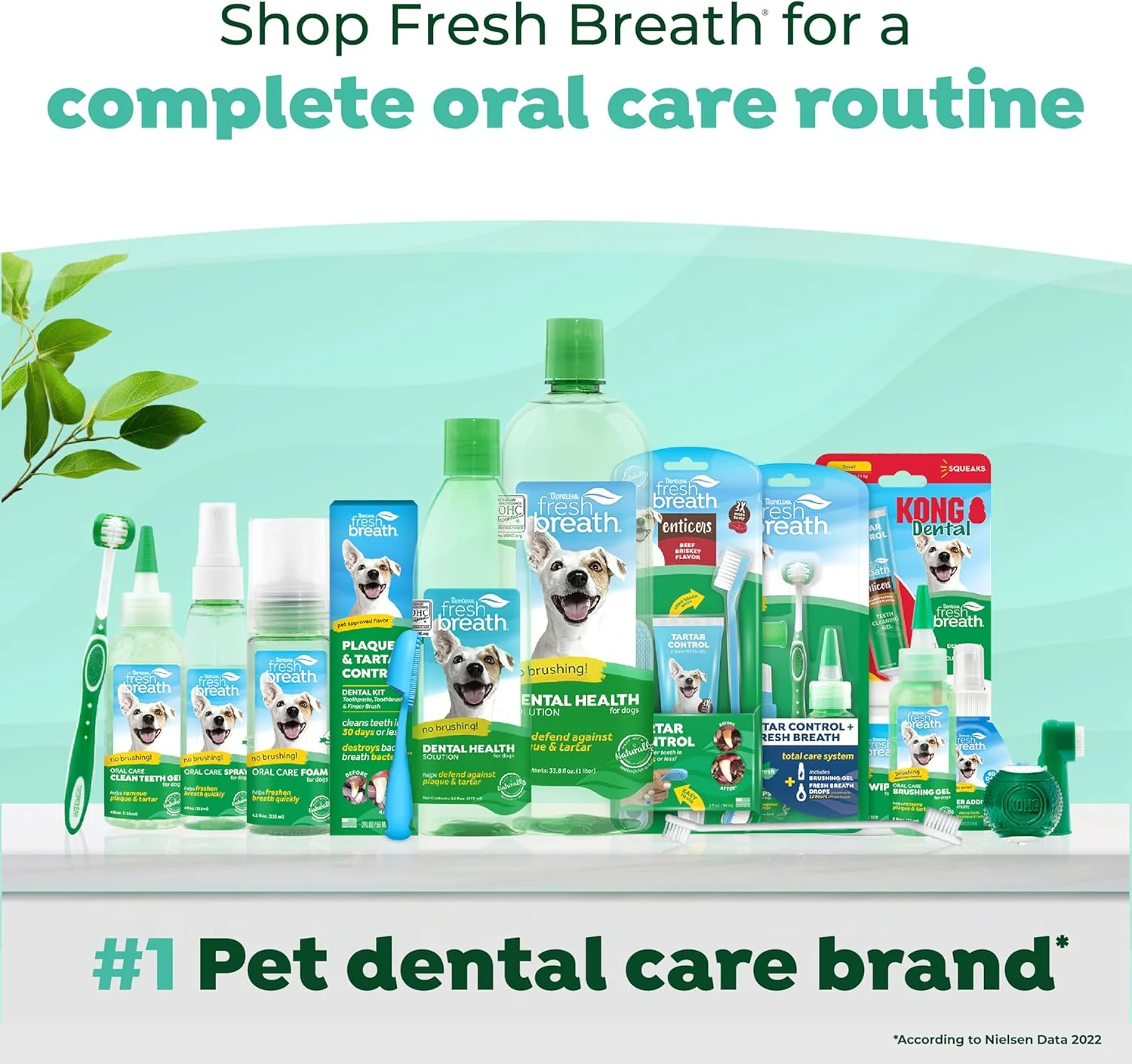 TropiClean Fresh Breath Oral Care Kit - Soft Bristle Finger Toothbrush - Dog Tooth Brushing Kit - - Image 7
