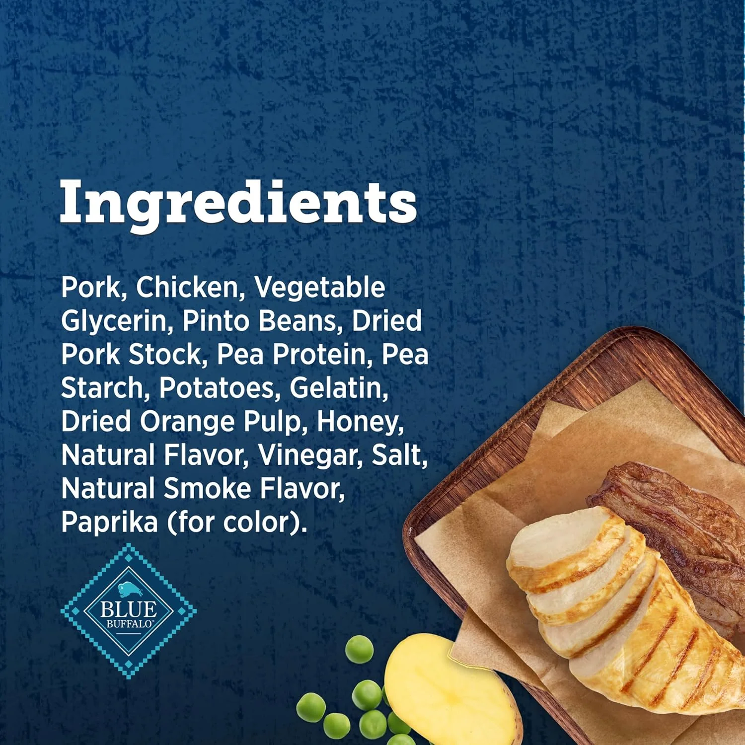 True Chews - Blue Buffalo True Chews Dog Treats, Made in the USA with Natural Ingredients, Pork and Chicken Sausage Recipe, 14-oz Bag - Image 5