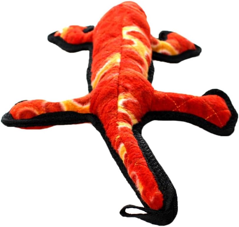 TUFFY - World's Tuffest Soft Dog Toy - Desert Lizard - Squeakers- Multiple Layers. Made Durable, Strong & Tough. Interactive Play (Tug, Toss & Fetch). Machine Washable & Floats - Image 5
