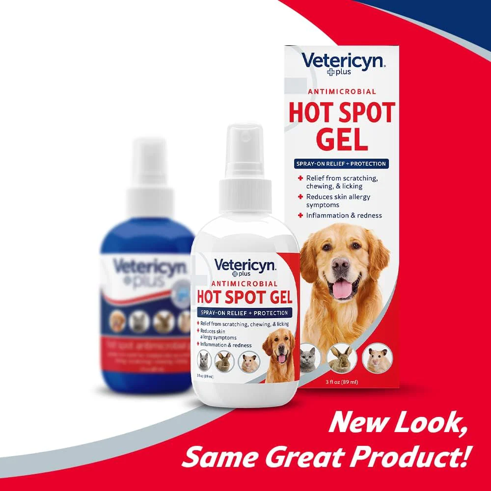 Vetericyn Plus Dog Hot Spot Gel | Spray-On Hot Spot Care for Dogs, Relieves Dog Itchy Skin and Allergy Symptoms, Helps with Skin Inflammation and Redness, Safe for All Animals. 3 ounces - Image 4