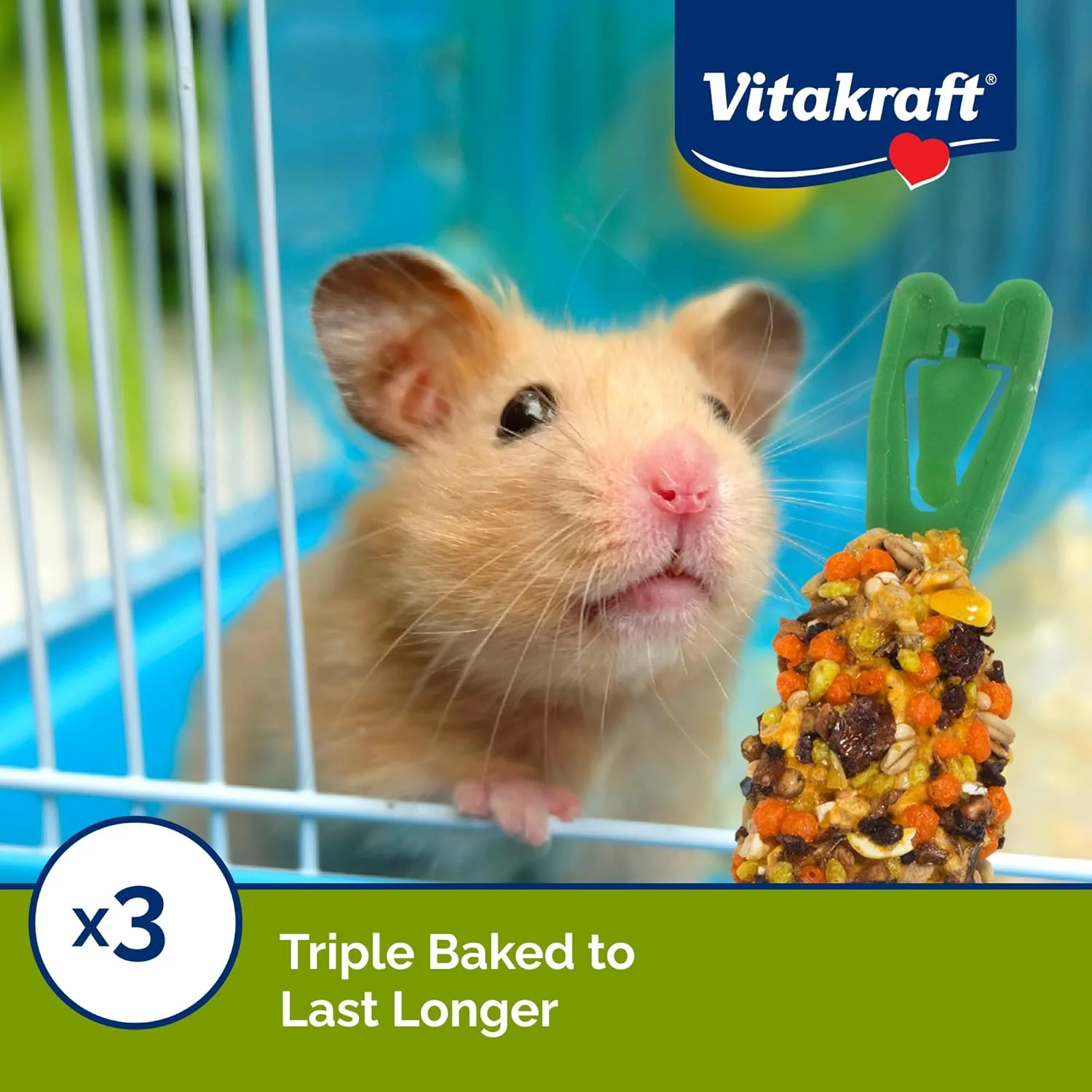 Vitakraft Crunch Sticks Hamster Treat - Apple and Honey - Hamster Chew Sticks - Image 4
