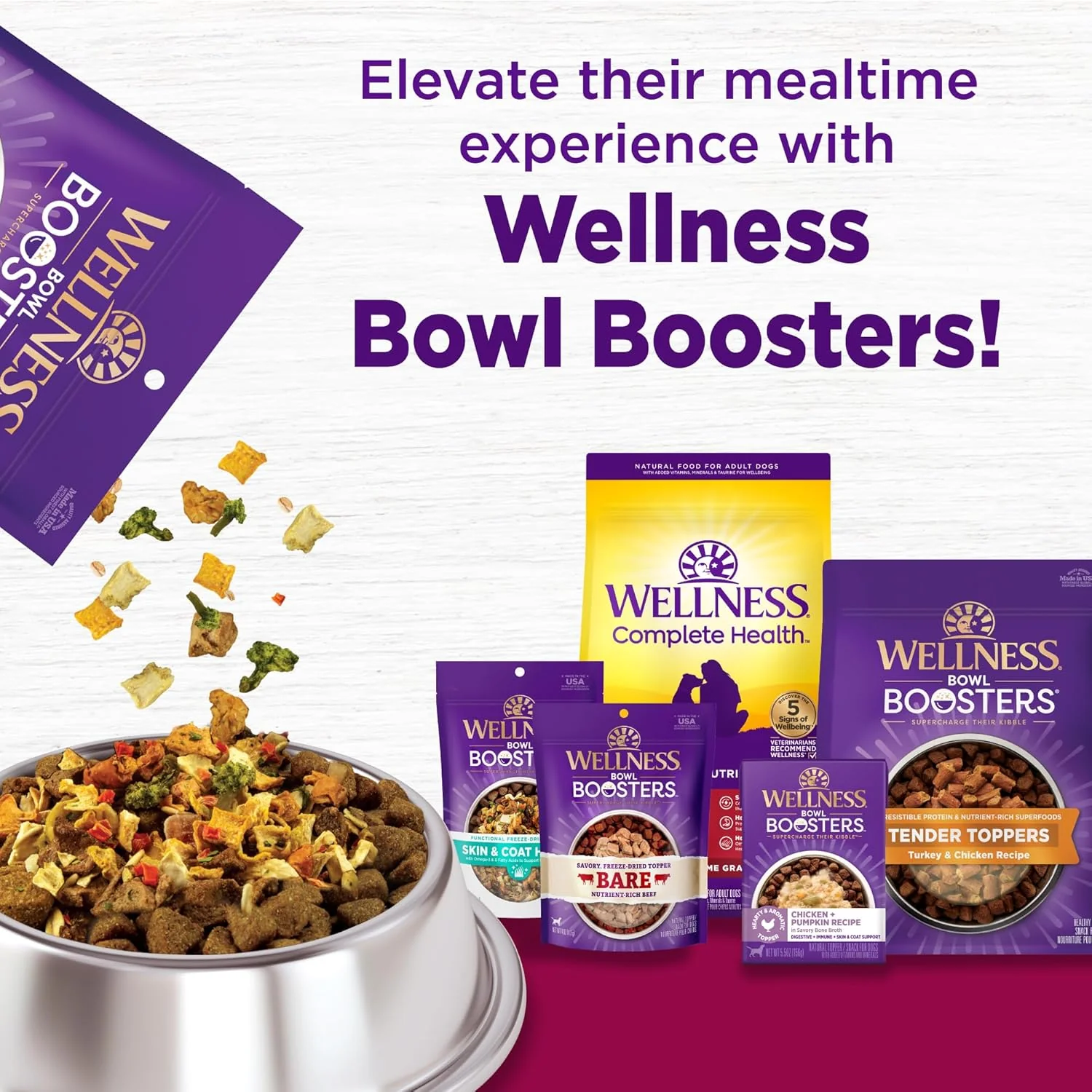 Wellness Complete Health Small Breed Dry Dog Food with Grains, Natural Ingredients, Made in USA with Real Turkey, For Dogs Up to 25 lbs. (Puppy, Turkey, Salmon & Oatmeal) - Image 8