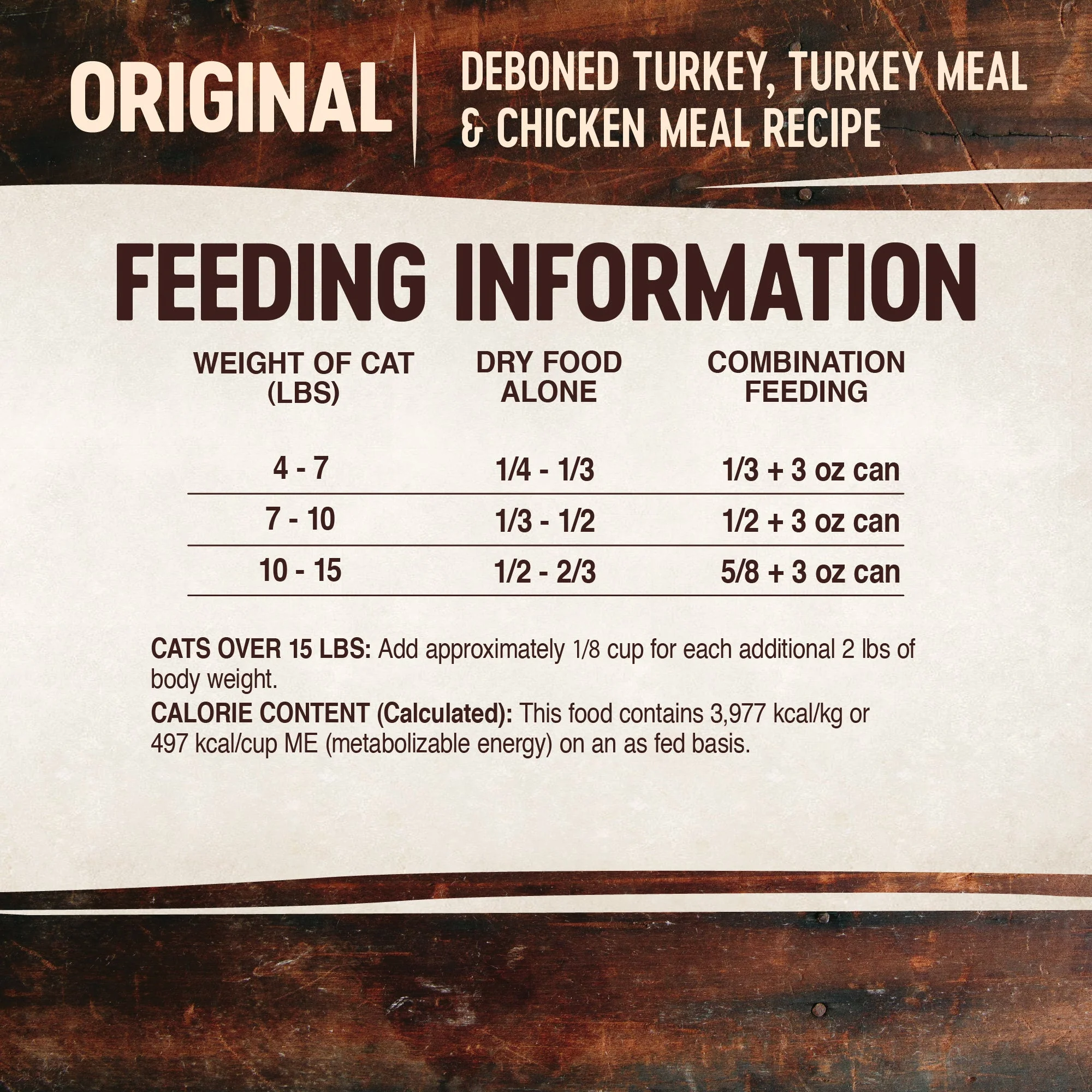 Wellness Natural Pet Food CORE Natural Grain Free Dry Cat Food, Original Turkey & Chicken Recipe - Image 3