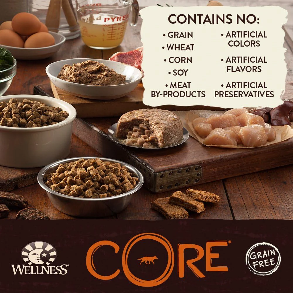 Wellness CORE Natural Grain Free Dry Dog Food, Ocean Whitefish, Herring & Salmon - Image 4