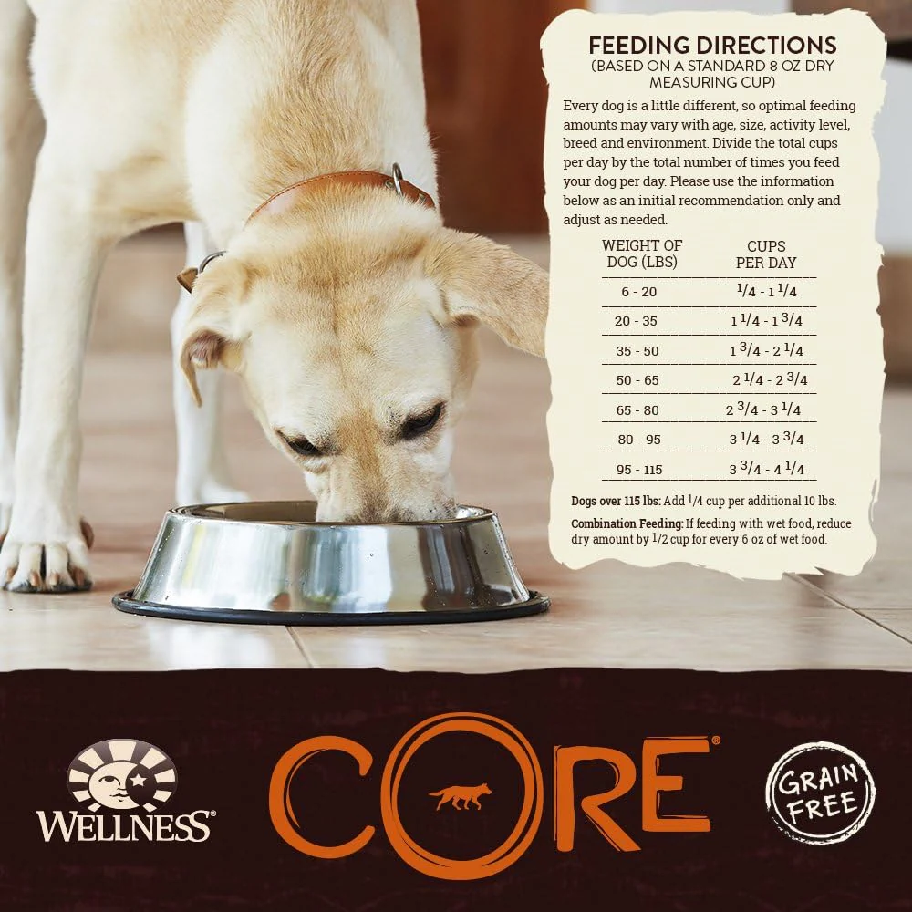 Wellness CORE Natural Grain Free Dry Dog Food, Ocean Whitefish, Herring & Salmon - Image 9