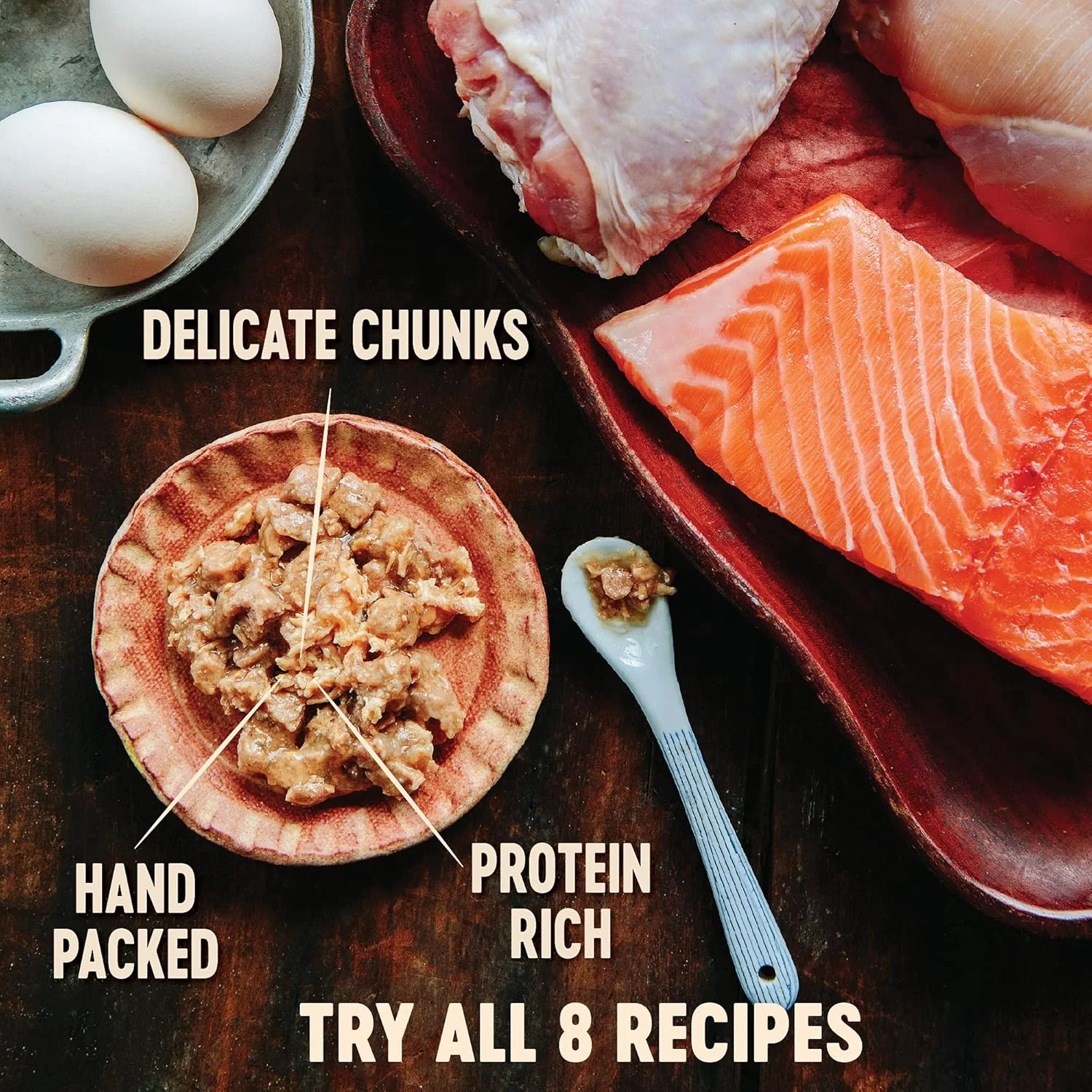 Wellness CORE Signature Selects Chunky Adult Wet Cat Food, Natural, Protein-Rich, Grain Free (Chicken & Salmon) - Image 2