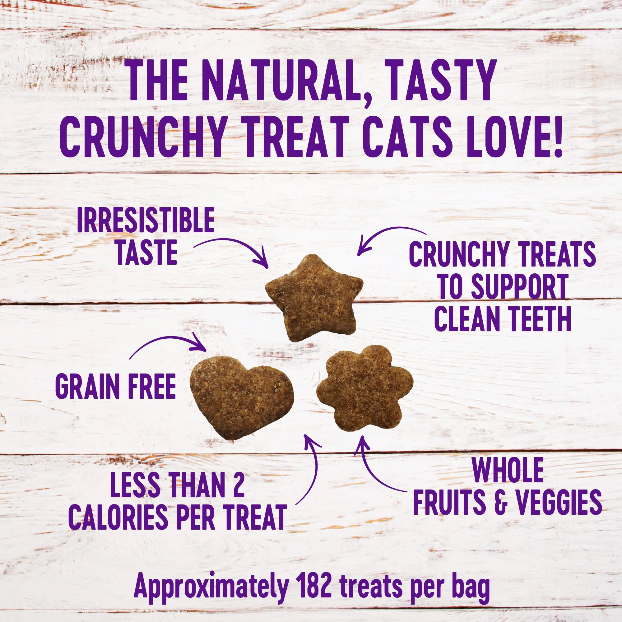 Wellness Kittles Crunchy Natural Grain Free Cat Treats, Chicken & Cranberries - Image 5