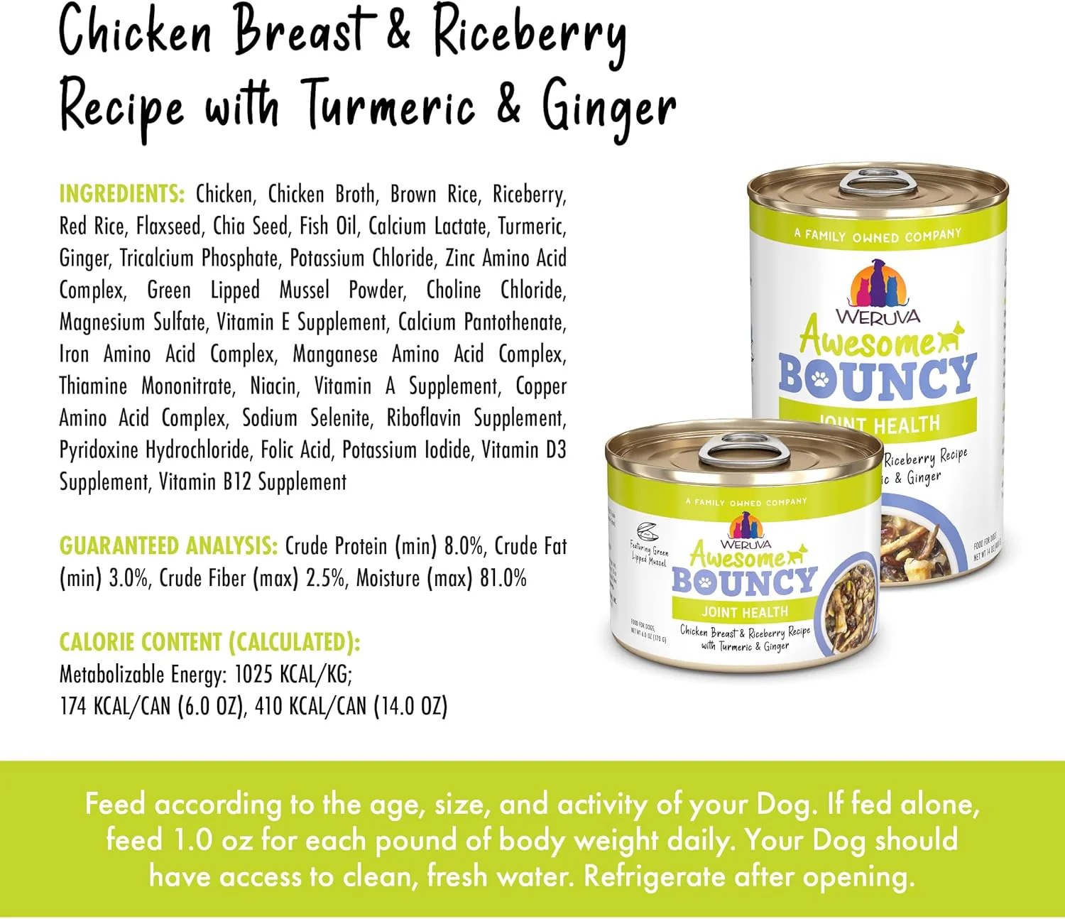 Weruva Awesome Bouncy Wet Dog Food, Chicken & Brown Rice - Image 3