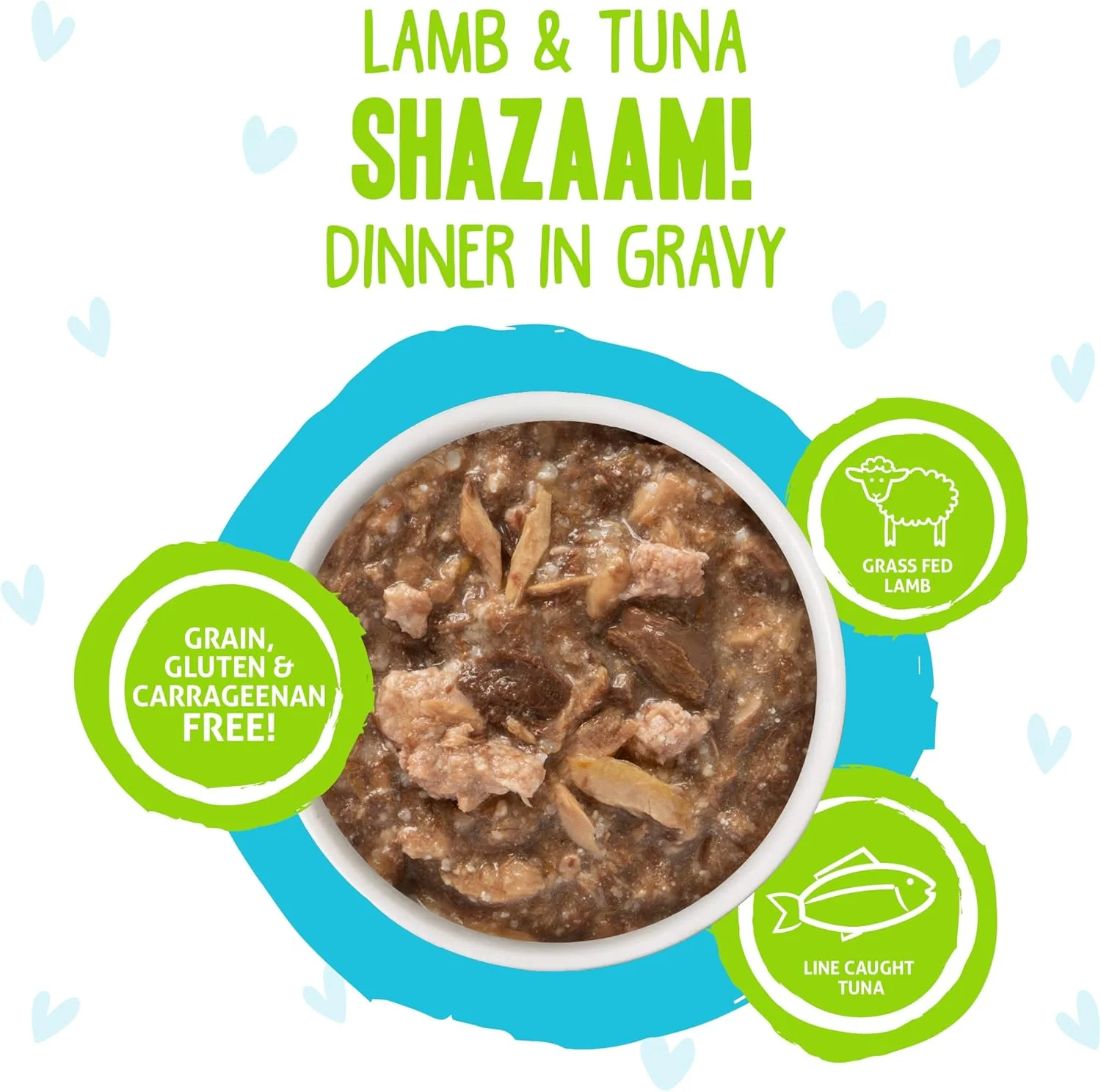 Weruva B.F.F. OMG - Best Feline Friend Oh My Gravy!, Shazaam! with Lamb & Tuna in Gravy Cat Food - Image 4