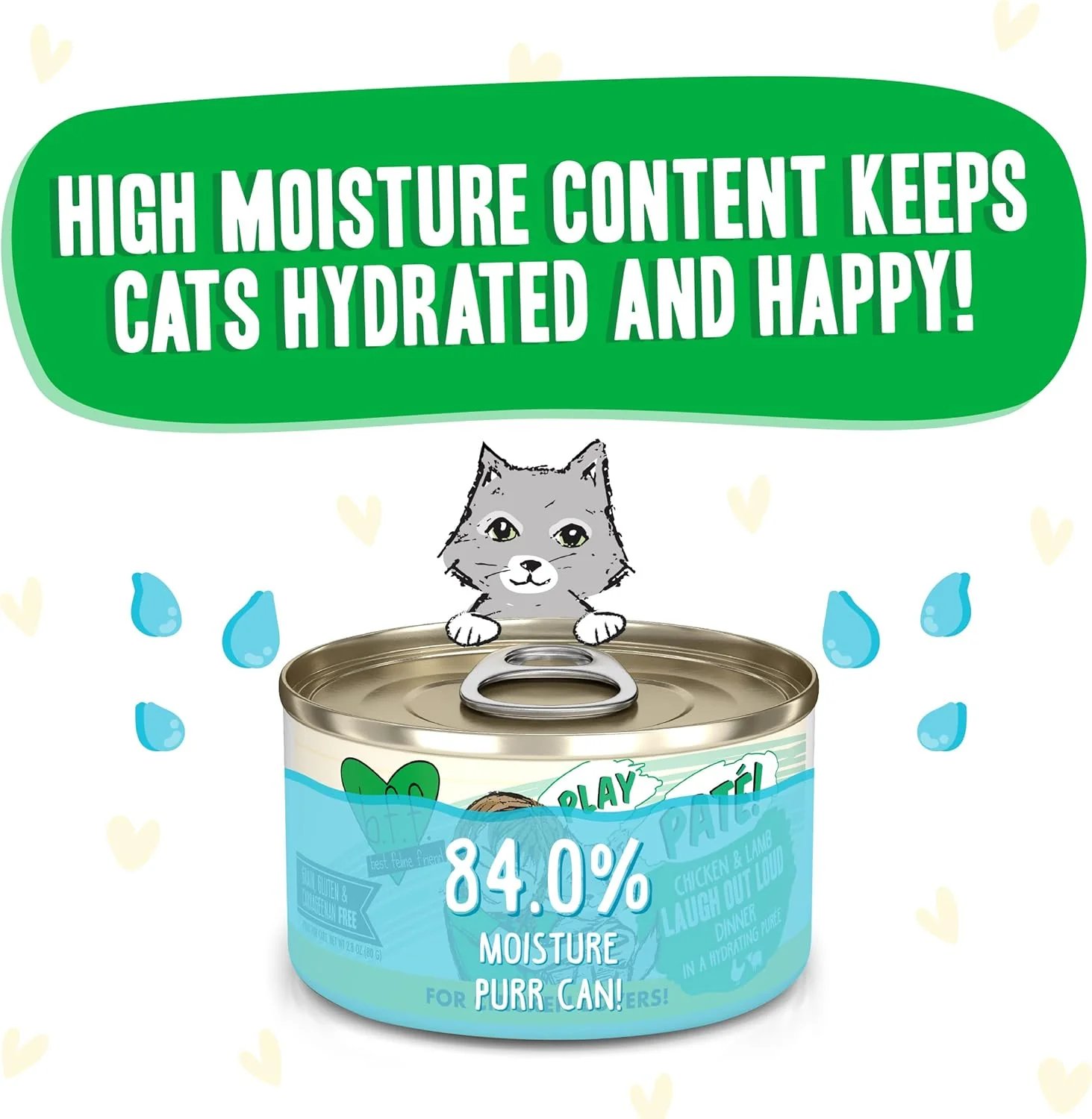Weruva B.F.F. Play - Best Feline Friend Paté Lovers, Aw Yeah!, Chicken & Lamb Laugh Out Loud with Chicken & Lamb - Image 4