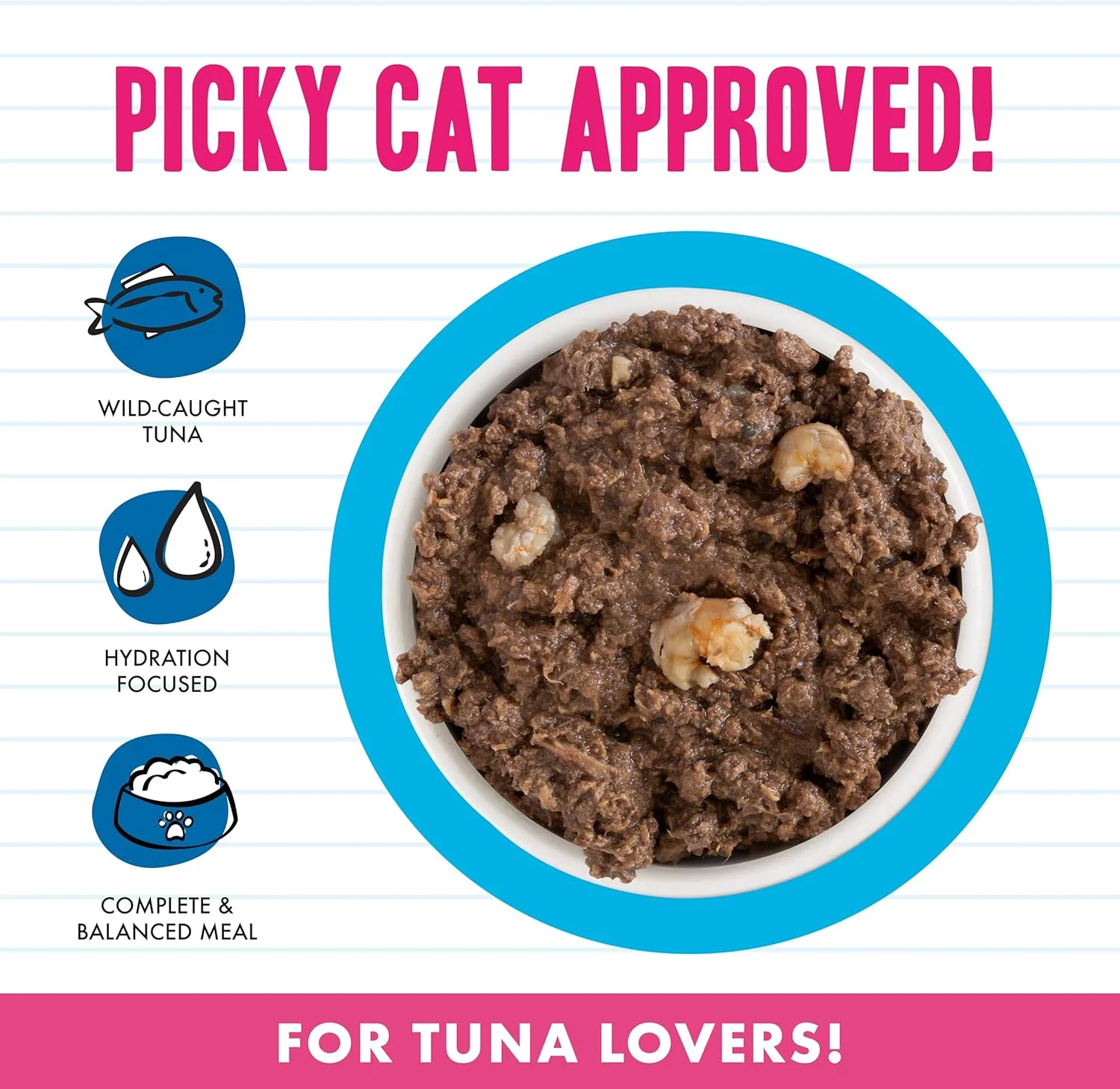 Weruva Best Feline Friend (B.F.F.) Tuna & Shrimp Sweethearts with Red Meat Tuna & Shrimp in Gravy Cat Food - Image 3