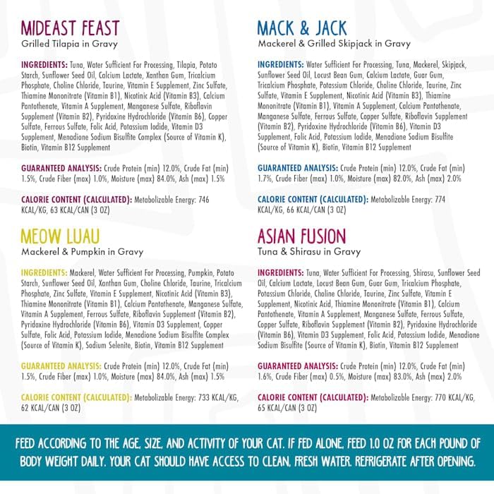 Weruva, Cat Classic Seafood & Eat It! Variety Pack Canned Cat Food (Pack of 12) - Image 2