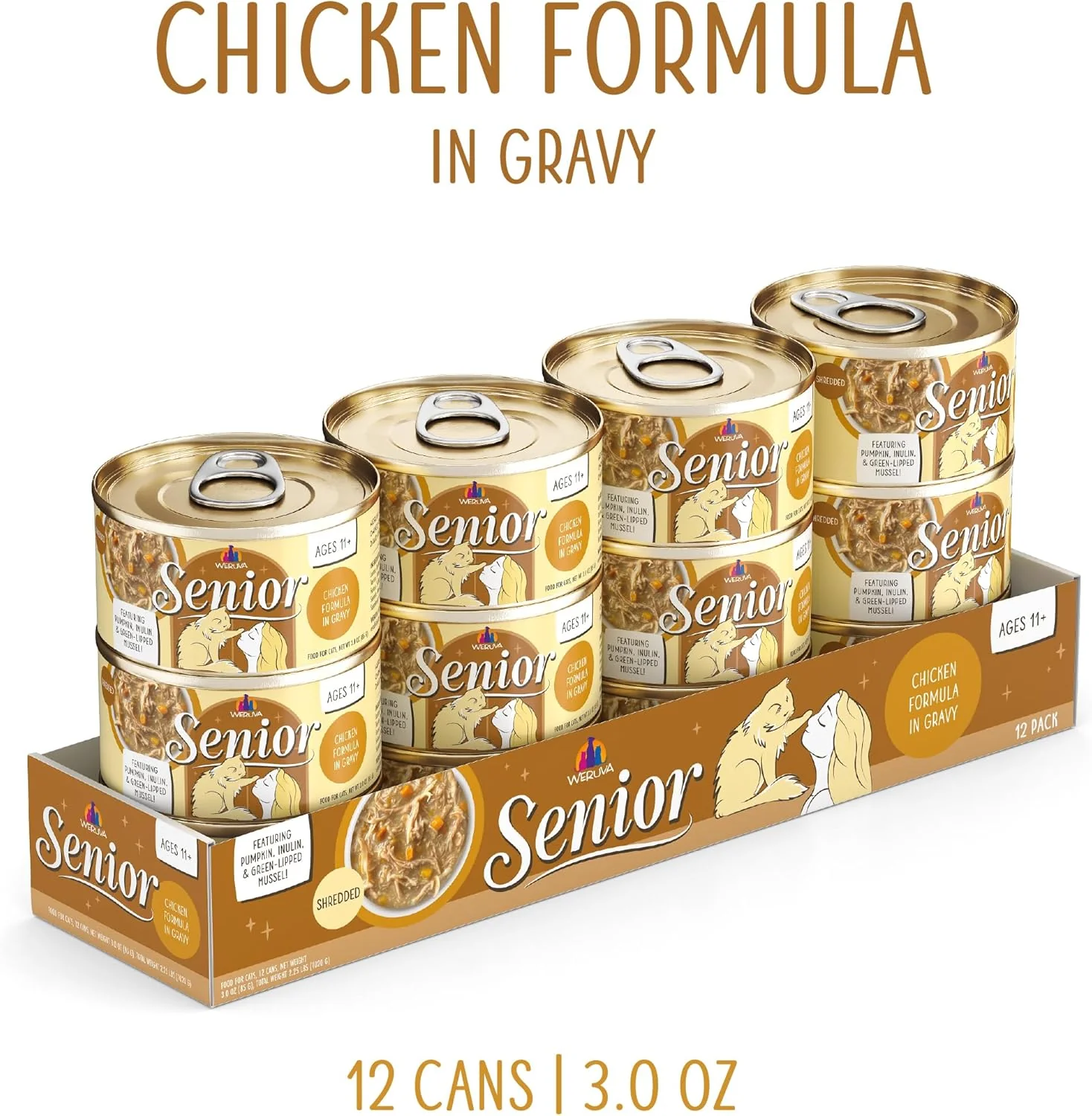 Weruva Cat Senior, Chicken Formula in Gravy - Image 2