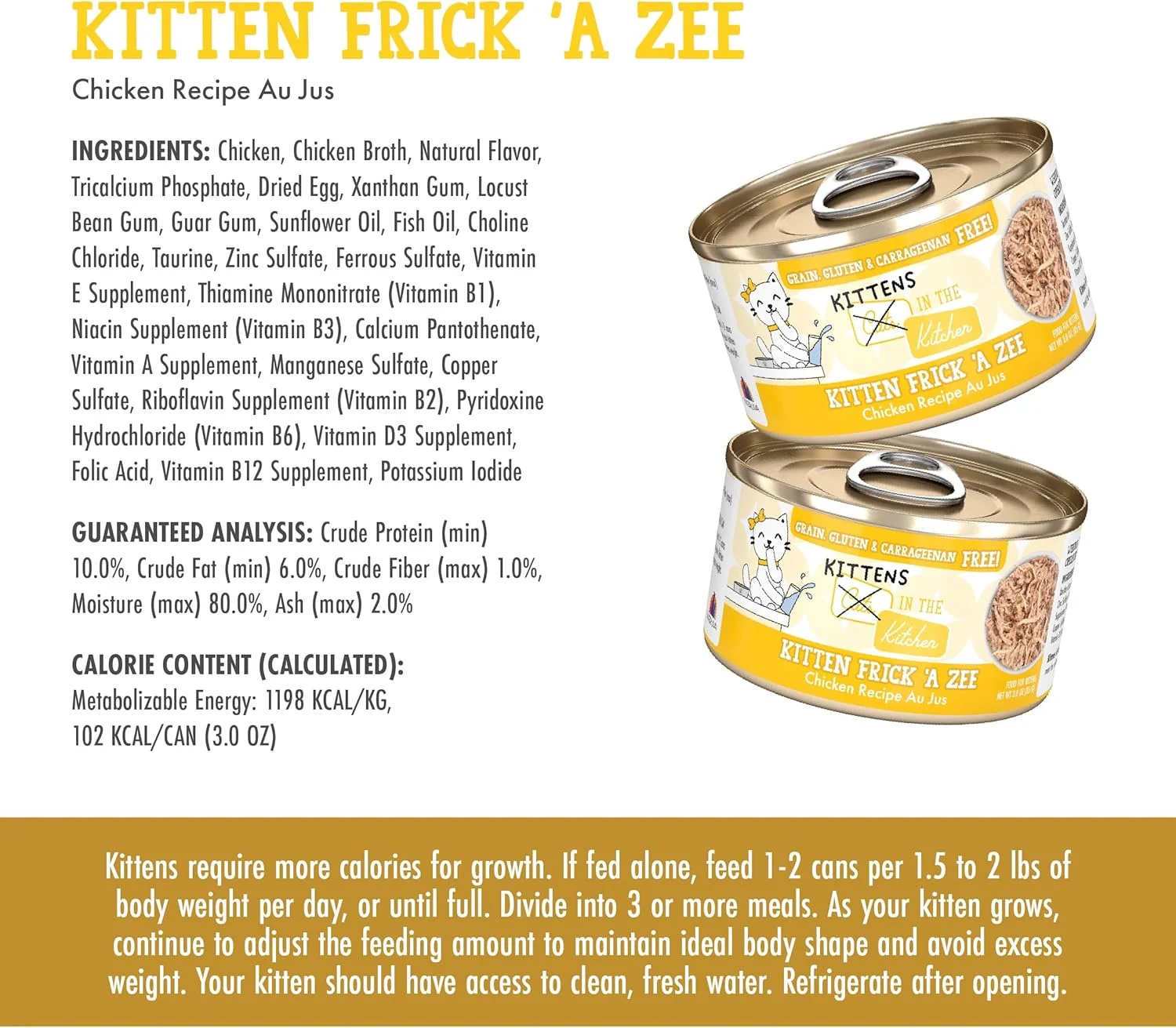 Weruva Cats in The Kitchen Kitten, Kitten Frick 'A Zee - Image 6