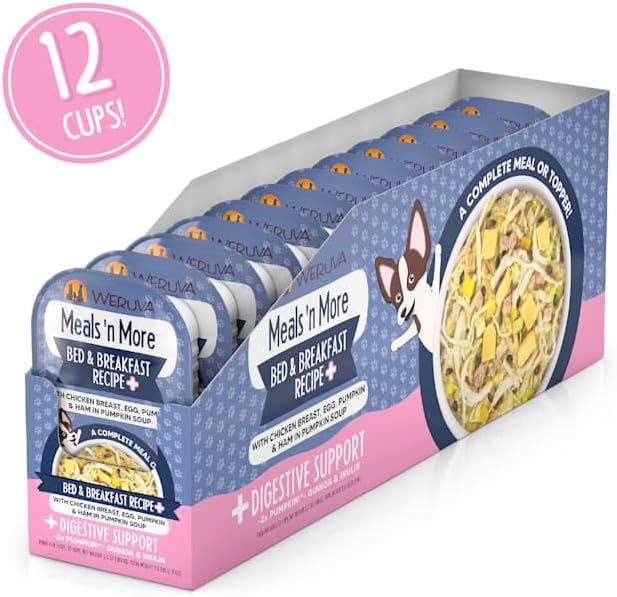 Weruva Meals 'n More Natural Wet Dog Food, Bed & Breakfast Plus Digestive Support (Pack of 12) - Image 2