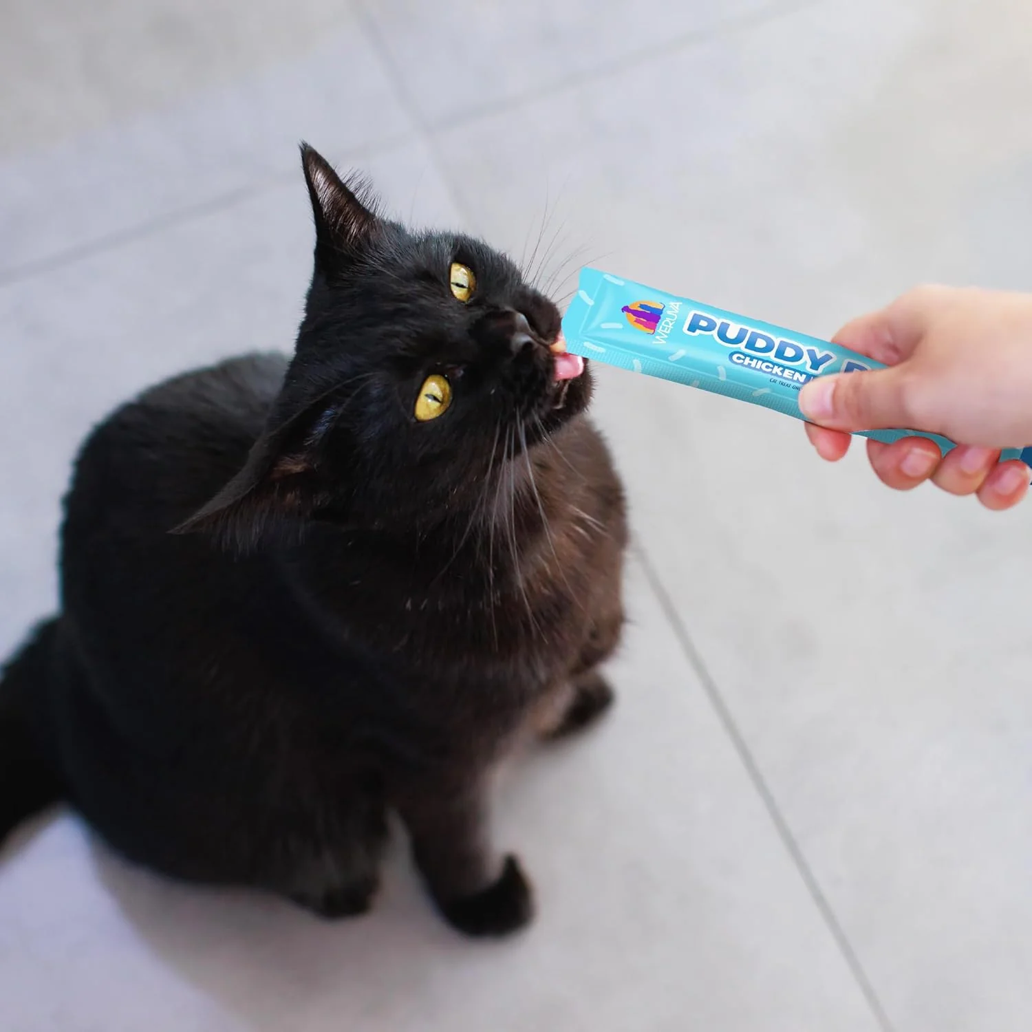Weruva Puddy Pops, Tuna and Salmon Lickable Cat Treats 0.5oz Tube, Pack of 5 - Image 7