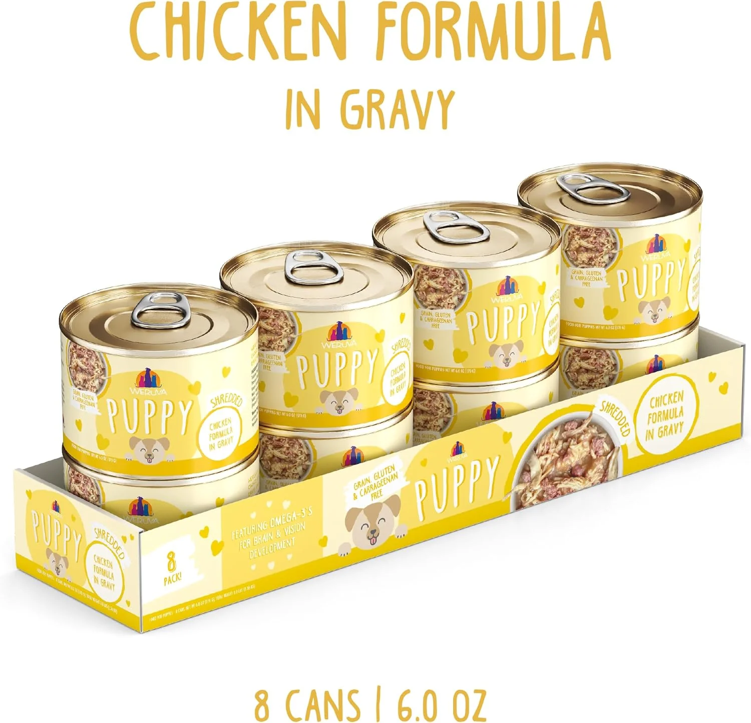 Weruva Puppy, Chicken Formula in Gravy (Pack of 8) - Image 2
