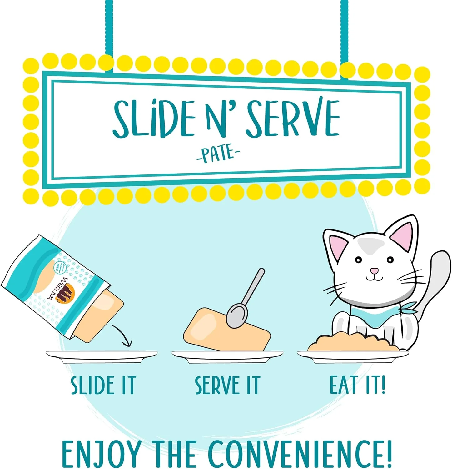 Weruva Slide N' Serve Paté Wet Cat Food, Jeopurrdy Licious Chicken Dinner (Pack of 12) - Image 7
