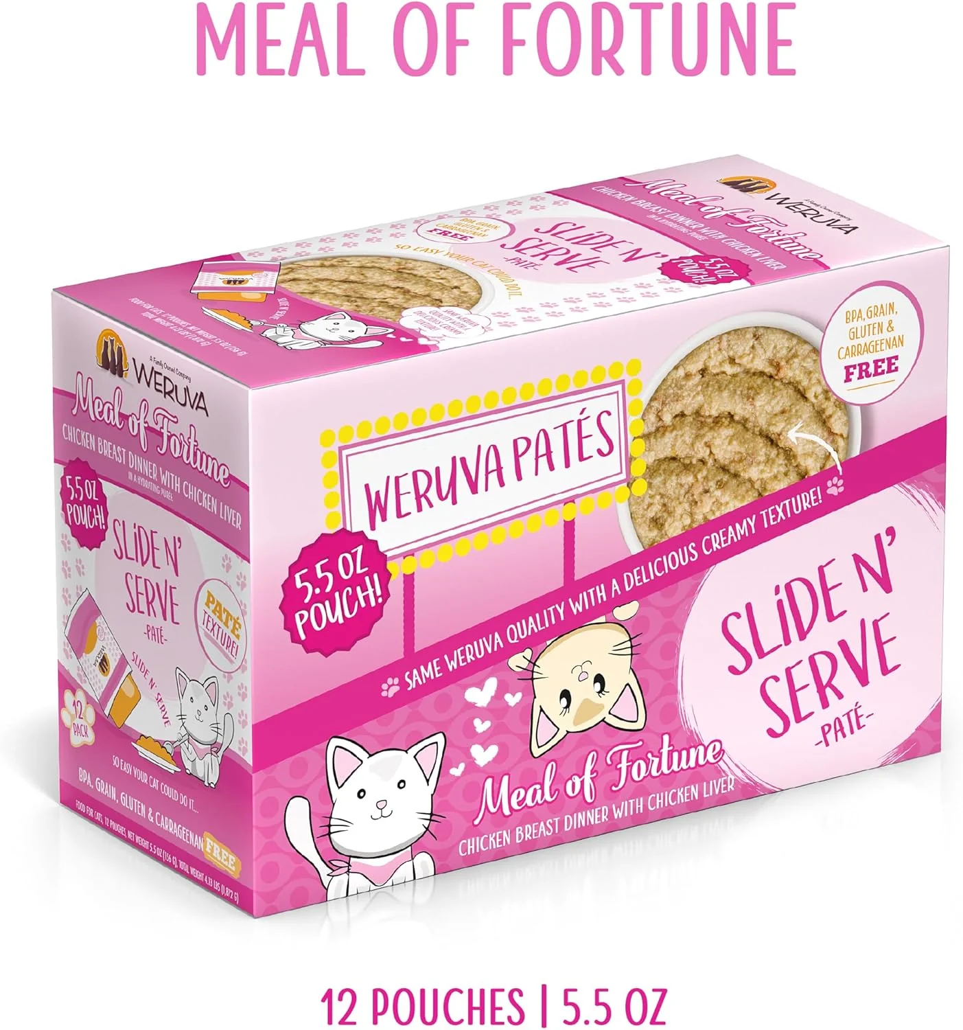 Weruva Wet Cat Food, Meal of Fortune Chicken with Chicken Liver Pate - Image 2
