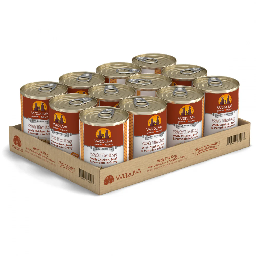 Weruva Wok The Dog with Chicken, Beef & Pumpkin in Gravy Canned Dog Food - Image 4