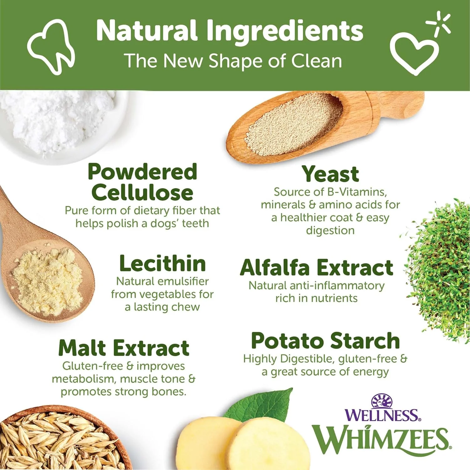 Wellness WHIMZEES Brushzees Dog Dental Treats, Natural Chews, Extra Small Size Stick - Image 8