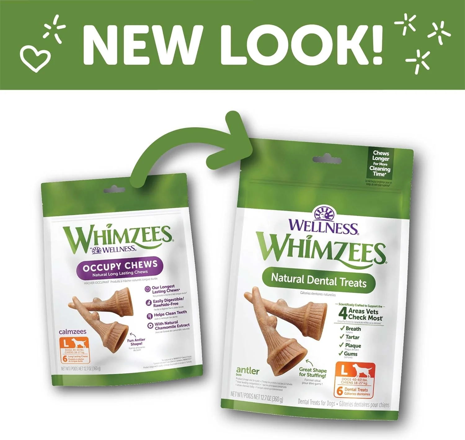 Whimzees Wellness Occupy Dog Dental Treats, Natural Chews, Large Size - Image 4