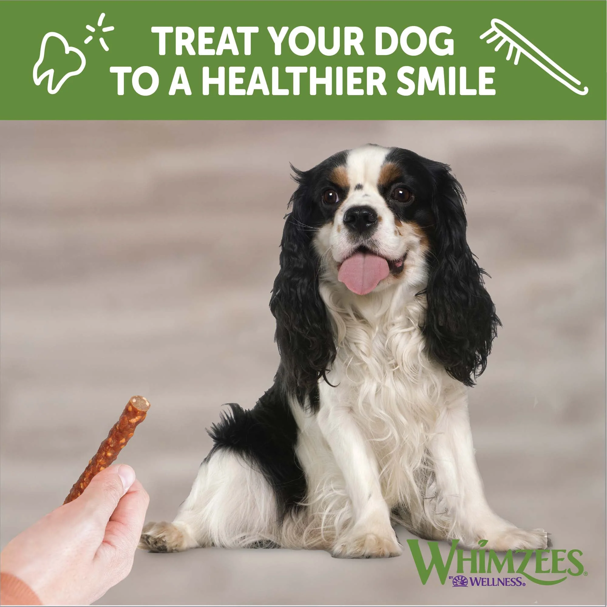 Wellness WHIMZEES Veggie Sausage Dog Dental Treats, Natural Chews, Small Size Stick - Image 4