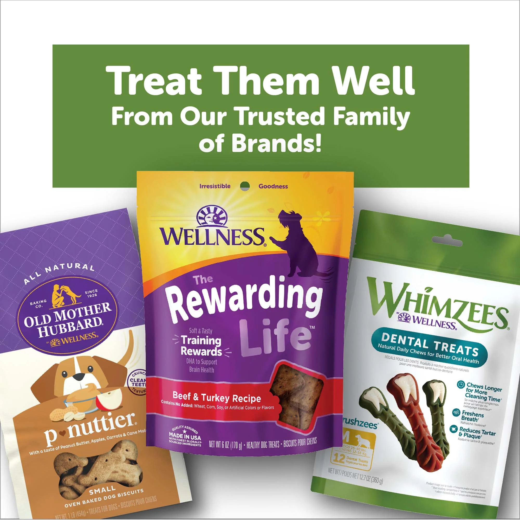 Wellness WHIMZEES Veggie Sausage Dog Dental Treats, Natural Chews, Medium Size Stick - Image 4