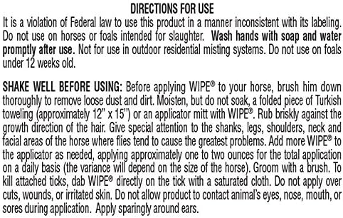 Wipe® 32 oz. – Horse Fly Repellent - Image 4