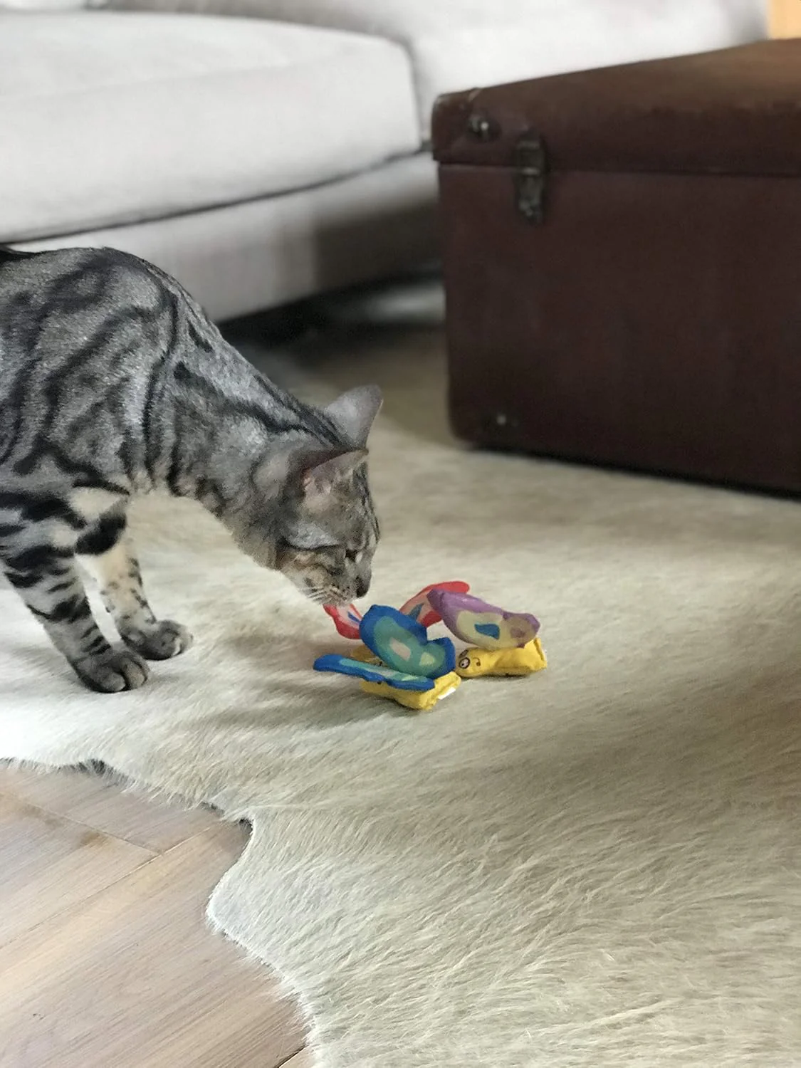 YEOWWW! Butterflies Catnip Filled Cat Toy - Image 2