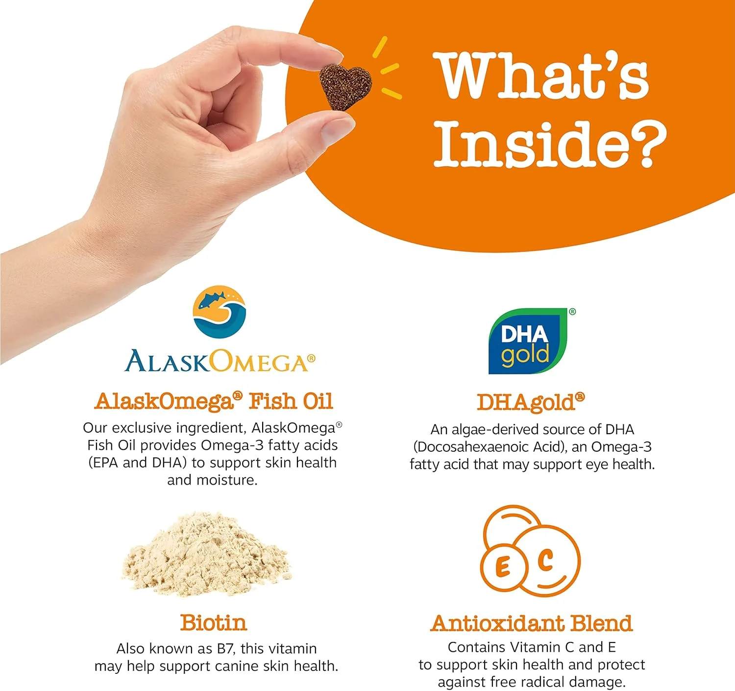 Zesty Paws Omega 3 Alaskan Fish Oil Chew Treats for Dogs - with AlaskOmega for EPA & DHA Fatty Acids - Hip & Joint Support + Skin & Coat Chicken Flavor (90 Soft Chews) - Image 3