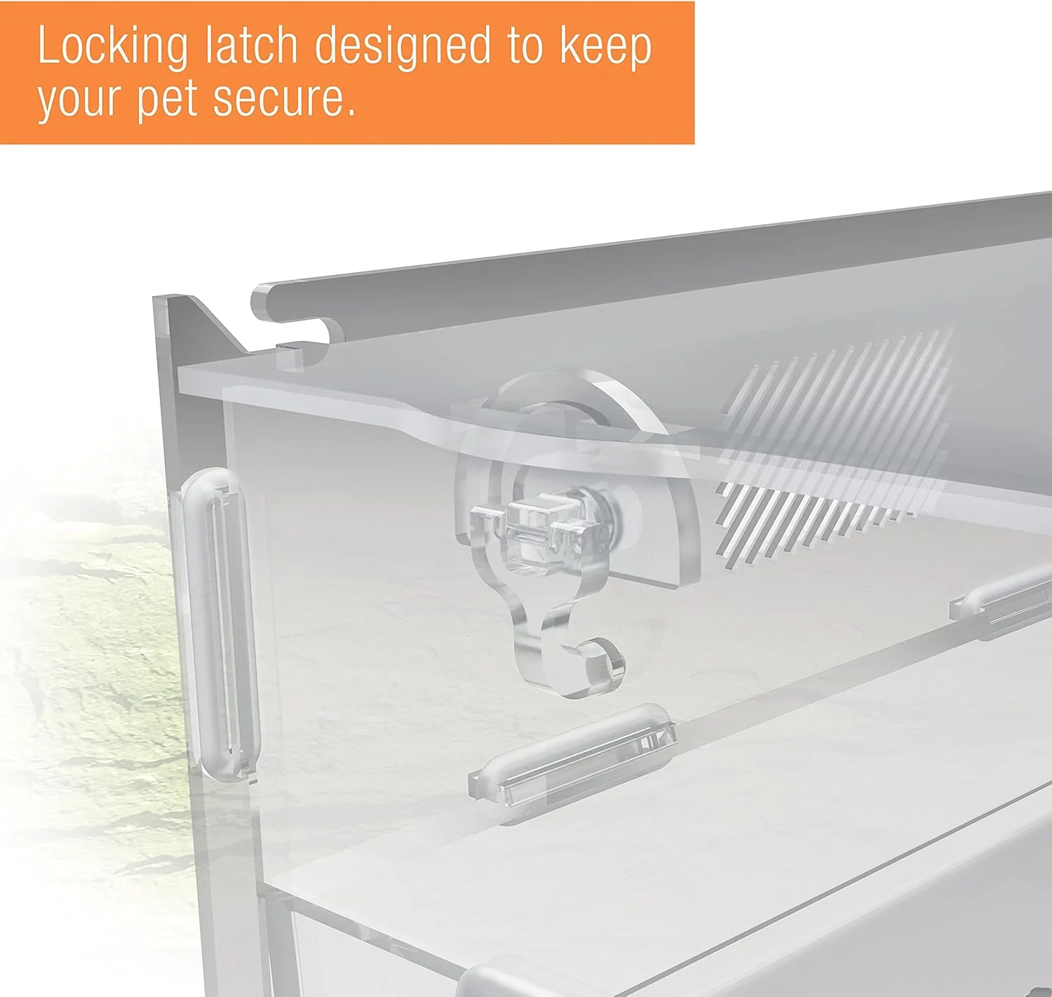 Zilla Micro Habitat Terrariums with Locking Latch Arboreal, Large - Image 4