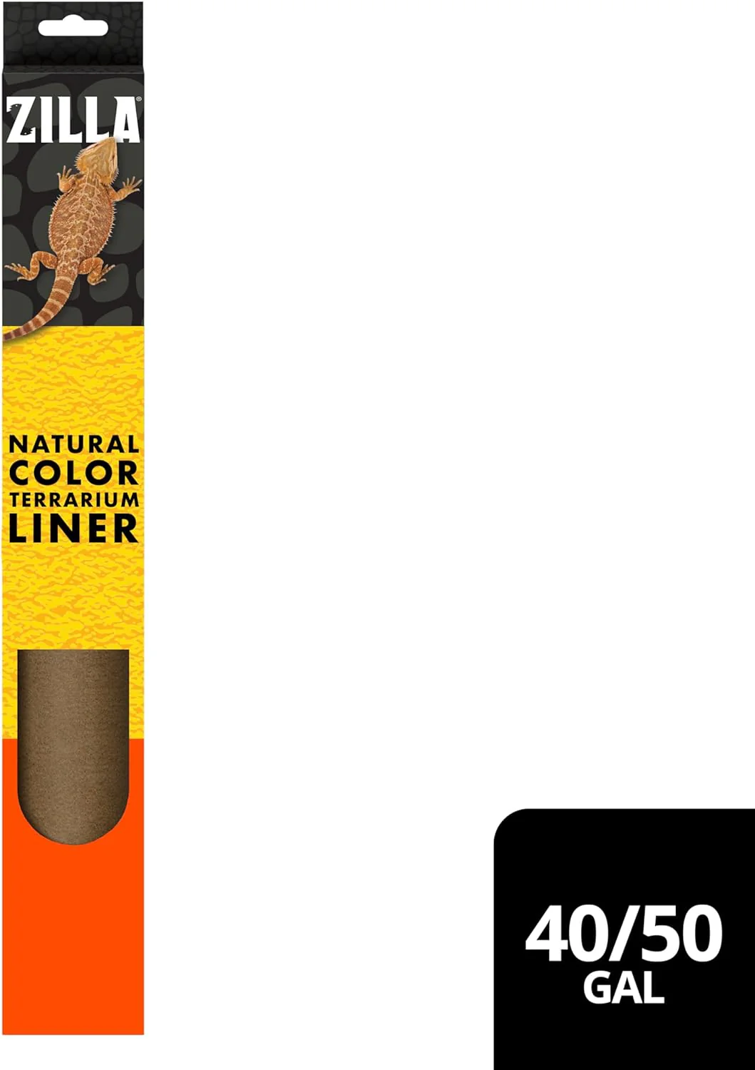 Zilla Reptile Terrarium Bedding Substrate Floor Liner, Brown, 30BR/40BR/50/65G, 17.25" x 35.25" - Image 4