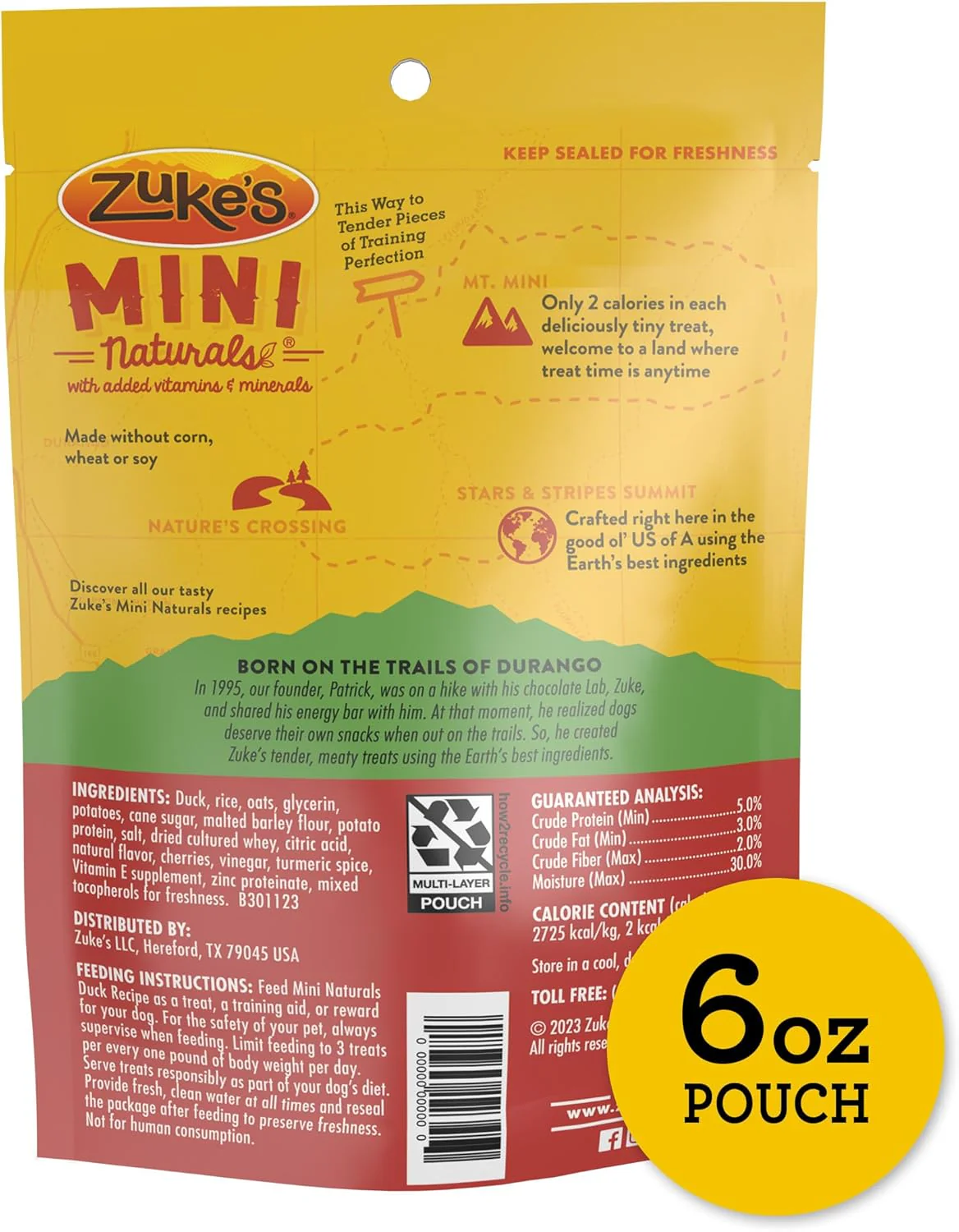 Zuke’s Mini Naturals Dog Training Treats for Dogs of All Sizes, Pet Treats made with Real Duck - Image 6