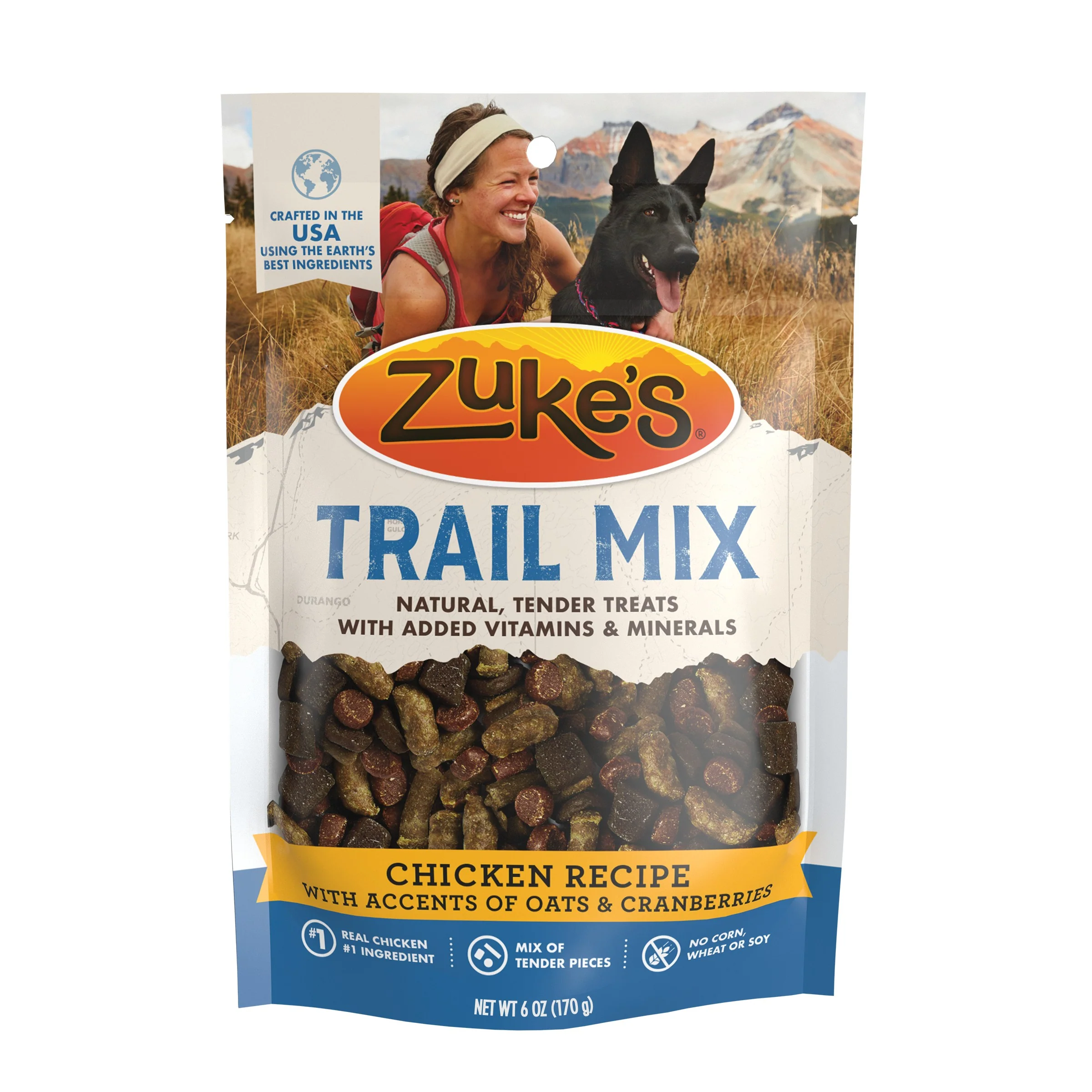 Zuke’s Trail Mix Pet Treats For Dogs of All Sizes, Soft Dog Treats With Real Chicken Recipe - 6 oz. Pouch - Image 3