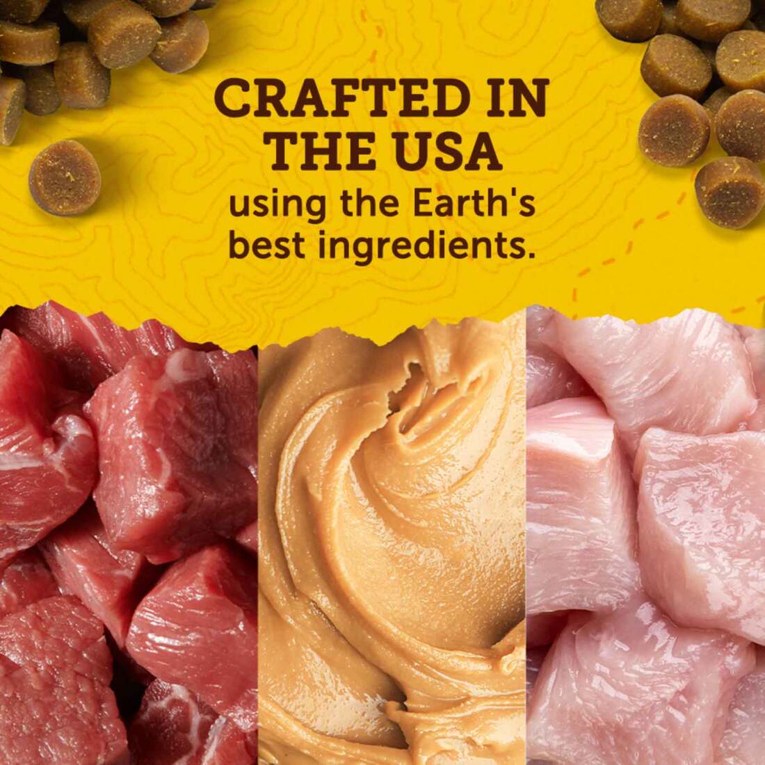 Zukes Mini Naturals Peanut Butter & Oats Recipe Chewy Training Dog Treats - 6oz - Image 3